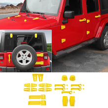 For 2007-2018 Jeep Wrangler JK Door Handle Hinge Cover Hood Rubber Head Cap Accessorie RT-TCZ