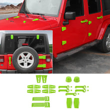 For 2007-2018 Jeep Wrangler JK Door Handle Hinge Cover Hood Rubber Head Cap Accessorie RT-TCZ