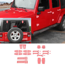 For 2007-2018 Jeep Wrangler JK Door Handle Hinge Cover Hood Rubber Head Cap Accessorie RT-TCZ