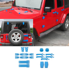 For 2007-2018 Jeep Wrangler JK Door Handle Hinge Cover Hood Rubber Head Cap Accessorie RT-TCZ