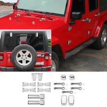 For 2007-2018 Jeep Wrangler JK Door Handle Hinge Cover Hood Rubber Head Cap Accessorie RT-TCZ