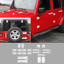 For 2007-2018 Jeep Wrangler JK Door Handle Hinge Cover Hood Rubber Head Cap Accessorie RT-TCZ