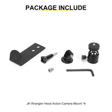 For 2007-2018 Jeep Wrangler JK Engine Hood Camera Mount Bracket Holder RT-TCZ