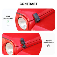 For 2007-2018 Jeep Wrangler JK Engine Hood Lock Catch Bracket Latches Buckle (2 pcs) RT-TCZ