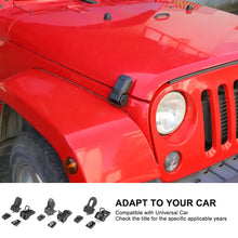 For 2007-2018 Jeep Wrangler JK Engine Hood Lock Catch Bracket Latches Buckle (2 pcs) RT-TCZ