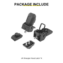 For 2007-2018 Jeep Wrangler JK Engine Hood Lock Catch Bracket Latches Buckle (2 pcs) RT-TCZ