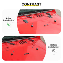 For 2007-2018 Jeep Wrangler JK Engine Hood Rubber Head Hood Hinge Cover Trim Kit (4 pcs) RT-TCZ