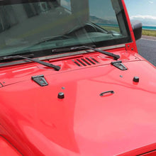 For 2007-2018 Jeep Wrangler JK Engine Hood Rubber Head Hood Hinge Cover Trim Kit (4 pcs) RT-TCZ