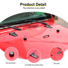 For 2007-2018 Jeep Wrangler JK Engine Hood Rubber Head Hood Hinge Cover Trim Kit (4 pcs) RT-TCZ
