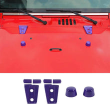 For 2007-2018 Jeep Wrangler JK Engine Hood Rubber Head Hood Hinge Cover Trim Kit (4 pcs) RT-TCZ