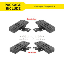 For 2007-2018 Jeep Wrangler JK Exterior Car Door Foot Pegs Rest Pedal Accessories RT-TCZ