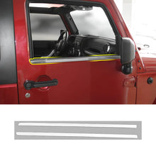 For 2007-2018 Jeep Wrangler JK Exterior Car Window Body Trim Strip Cover RT-TCZ
