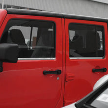 For 2007-2018 Jeep Wrangler JK Exterior Car Window Body Trim Strip Cover RT-TCZ