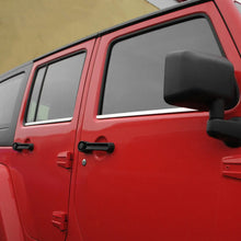 For 2007-2018 Jeep Wrangler JK Exterior Car Window Body Trim Strip Cover RT-TCZ