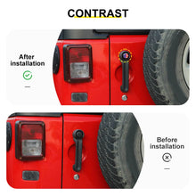 For 2007-2018 Jeep Wrangler JK Exterior Door Handle Push Button Cover Trim Decor (5 pcs) RT-TCZ