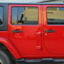 For 2007-2018 Jeep Wrangler JK Exterior Door Handle Push Button Cover Trim Decor (5 pcs) RT-TCZ