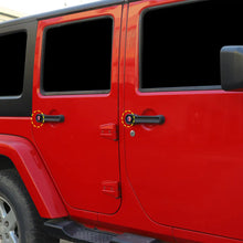For 2007-2018 Jeep Wrangler JK Exterior Door Handle Push Button Cover Trim Decor (5 pcs) RT-TCZ
