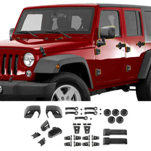 For 2007-2018 Jeep Wrangler JK Exterior Full Covers Trim Kit Accessories RT-TCZ
