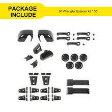 For 2007-2018 Jeep Wrangler JK Exterior Full Covers Trim Kit Accessories RT-TCZ