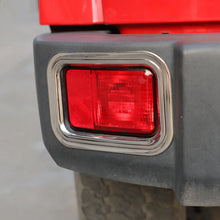 For 2007-2018 Jeep Wrangler JK Exterior Rear Fog Light Frame Trim Ring Cover (2 pcs) RT-TCZ
