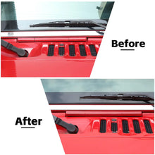 For 2007-2018 Jeep Wrangler JK Exterior Windshield Hinge Cover Trim Decor RT-TCZ