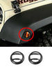 For 2007-2018 Jeep Wrangler JK Fender Wheel Eyebrow Trun Signal Guard Cover Euro version RT-TCZ