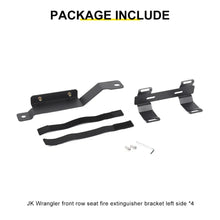 For 2007-2018 Jeep Wrangler JK Fire Extinguisher Bracket Under Driver Front Seat Mount Holder RT-TCZ