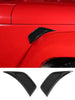 For 2007-2018 Jeep Wrangler JK Front Fender Leaf Plate Air Vent Cover Trim RT-TCZ