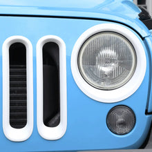 For 2007-2018 Jeep Wrangler JK Front Grill Inserts & Headlight Trim Bezels RT-TCZ
