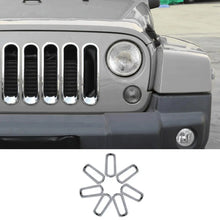 For 2007-2018 Jeep Wrangler JK Front Grille Insert Frame Trim Ring RT-TCZ