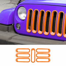 For 2007-2018 Jeep Wrangler JK Front Grille Insert Frame Trim Ring RT-TCZ