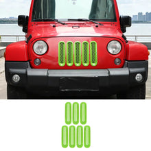 For 2007-2018 Jeep Wrangler JK Front Grille Mesh Insert Cover Trim Decor（7 pcs） RT-TCZ