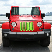 For 2007-2018 Jeep Wrangler JK Front Grille Mesh Insert Cover Trim Decor（7 pcs） RT-TCZ