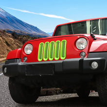 For 2007-2018 Jeep Wrangler JK Front Grille Mesh Insert Cover Trim Decor（7 pcs） RT-TCZ
