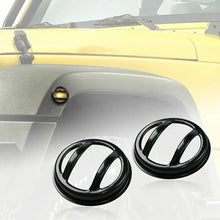 For 2007-2018 Jeep Wrangler JK Front Headlight & Eyebrow Turn Signal Rear Tail light Cover Guard Trim Kit RT-TCZ