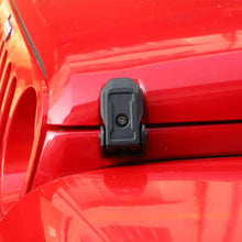 For 2007-2018 Jeep Wrangler JK Front Hood Locking Hood Latches Catch Buckle Black RT-TCZ