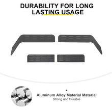 For 2007-2018 Jeep Wrangler JK Front Rear Door Window Louver Air Vent Panel Trim RT-TCZ