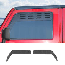 For 2007-2018 Jeep Wrangler JK Front Rear Door Window Louver Air Vent Panel Trim RT-TCZ