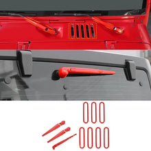 For 2007-2018 Jeep Wrangler JK Front Rear Windshield Wiper Hood Air Intake Cover Trim Decor RT-TCZ