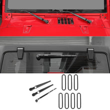 For 2007-2018 Jeep Wrangler JK Front Rear Windshield Wiper Hood Air Intake Cover Trim Decor RT-TCZ
