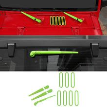 For 2007-2018 Jeep Wrangler JK Front Rear Windshield Wiper Hood Air Intake Cover Trim Decor RT-TCZ