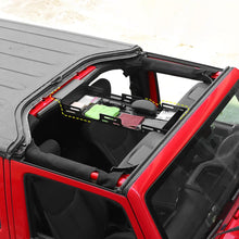For 2007-2018 Jeep Wrangler JK Front Roof Overhead Storage Rack Organizer RT-TCZ