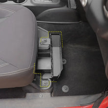 For 2007-2018 Jeep Wrangler JK Front Seat Under Storage Box Organizer – Aluminum Alloy & Iron RT-TCZ