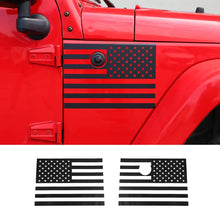 For 2007-2018 Jeep Wrangler JK Front Side Leaf Board Stickers Trim Cover (2 pcs) RT-TCZ