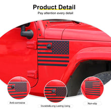 For 2007-2018 Jeep Wrangler JK Front Side Leaf Board Stickers Trim Cover (2 pcs) RT-TCZ