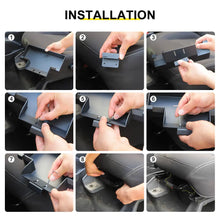 For 2007-2018 Jeep Wrangler JK Front Under Seat Expanded Storage Box Tray Organizer（2 pcs） RT-TCZ
