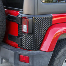 For 2007-2018 Jeep Wrangler JK Front Wheel Arch & Rear Tail Light Corner Armor Guard Trim Cover (4 pcs) RT-TCZ