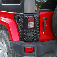 For 2007-2018 Jeep Wrangler JK Front Wheel Arch & Rear Tail Light Corner Armor Guard Trim Cover (4 pcs) RT-TCZ