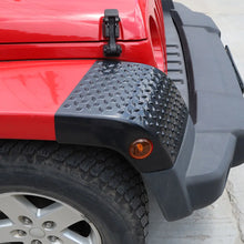 For 2007-2018 Jeep Wrangler JK Front Wheel Arch & Rear Tail Light Corner Armor Guard Trim Cover (4 pcs) RT-TCZ