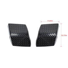 For 2007-2018 Jeep Wrangler JK Front Wheel Eyebrow Lamp Cover Trim Armor Black RT-TCZ